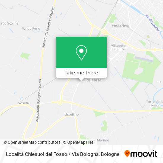 Località Chiesuol del Fosso / Via Bologna map