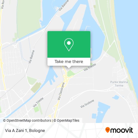 Via A  Zani  1 map