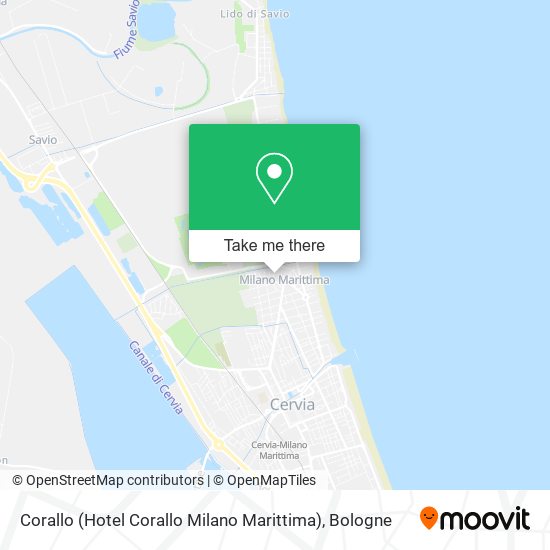 Corallo (Hotel Corallo Milano Marittima) map