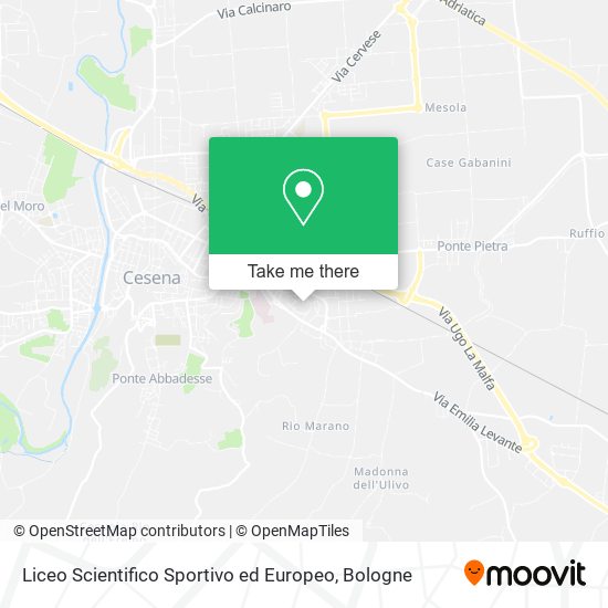 Liceo Scientifico Sportivo ed Europeo map