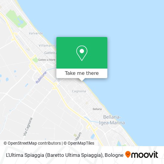 L'Ultima Spiaggia (Baretto Ultima Spiaggia) map