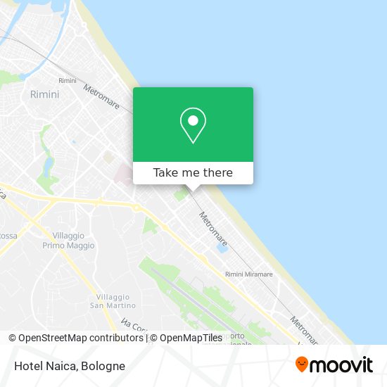 Hotel Naica map