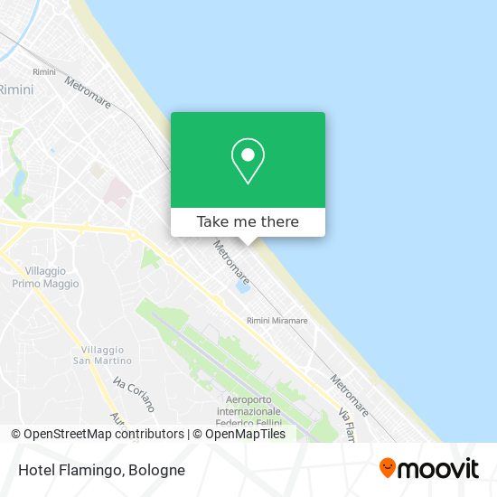 Hotel Flamingo map