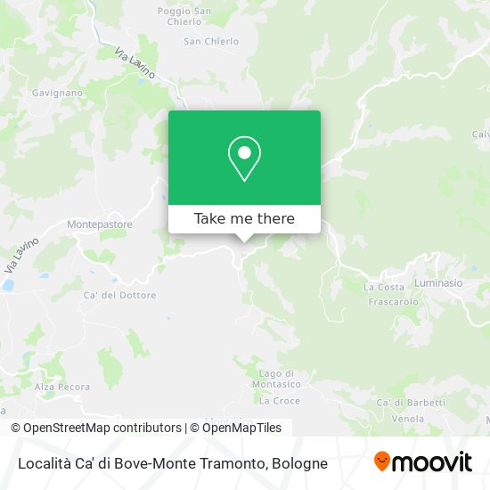 Località Ca' di Bove-Monte Tramonto map