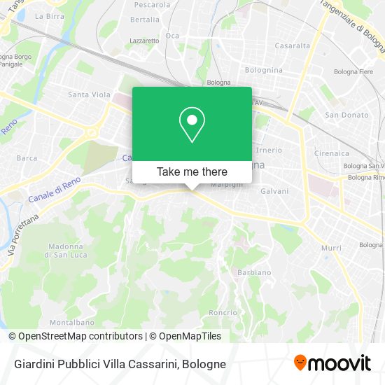Giardini Pubblici Villa Cassarini map
