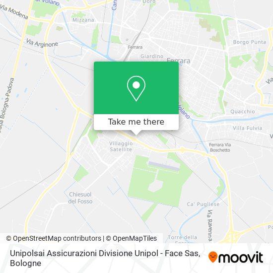 Unipolsai Assicurazioni Divisione Unipol - Face Sas map