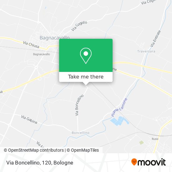 Via Boncellino, 120 map