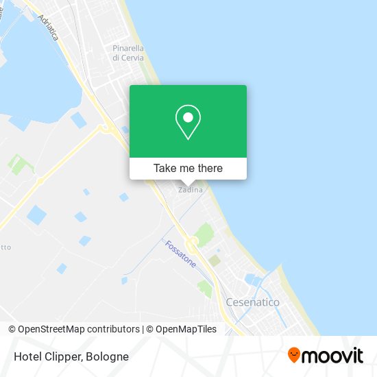 Hotel Clipper map