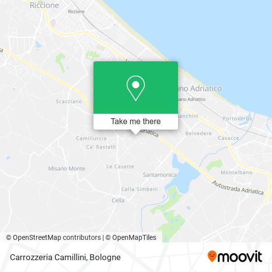 Carrozzeria Camillini map