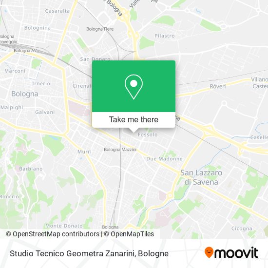 Studio Tecnico Geometra Zanarini map