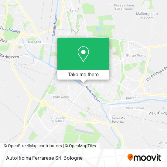 Autofficina Ferrarese Srl map