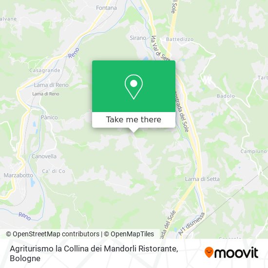 Agriturismo la Collina dei Mandorli Ristorante map