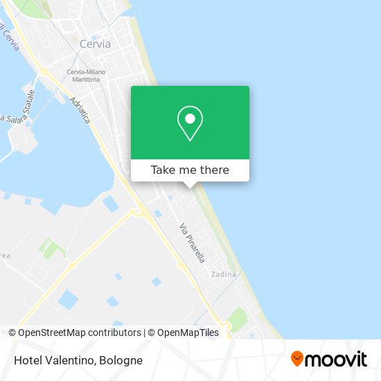 Hotel Valentino map