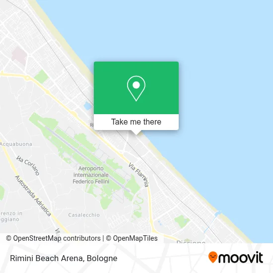 Rimini Beach Arena map