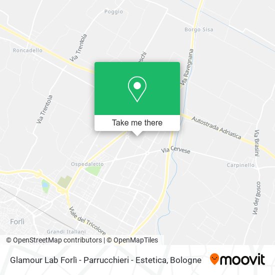 Glamour Lab Forlì - Parrucchieri - Estetica map