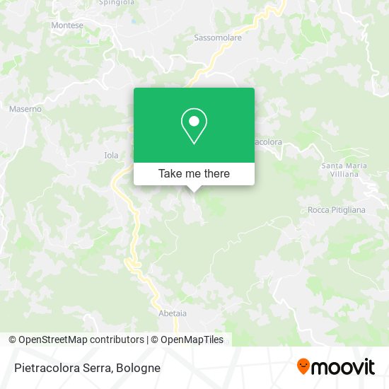 Pietracolora Serra map