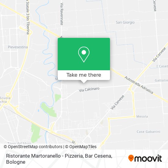 Ristorante Martoranello - Pizzeria, Bar Cesena map