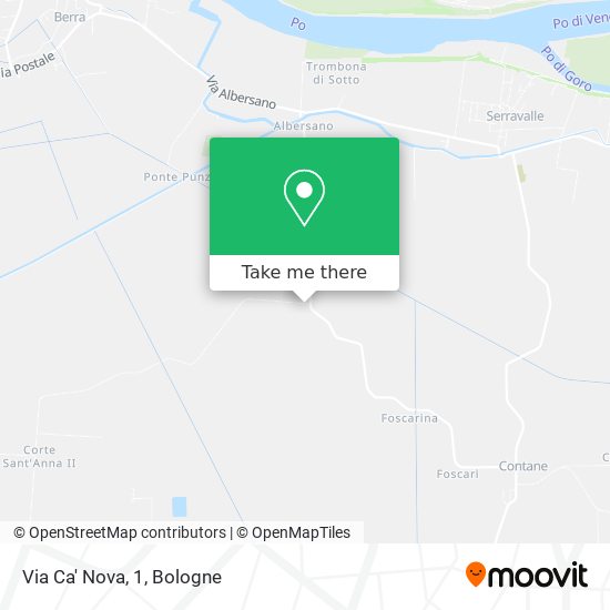 Via Ca' Nova, 1 map