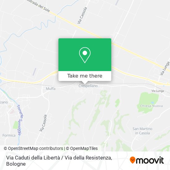 Via Caduti della Libertà / Via della Resistenza map