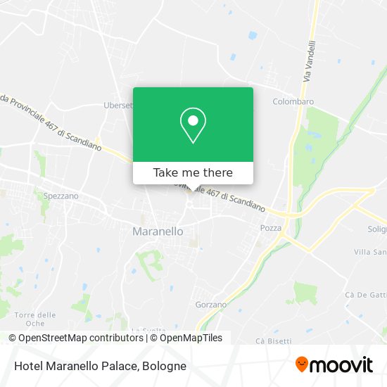 Hotel Maranello Palace map