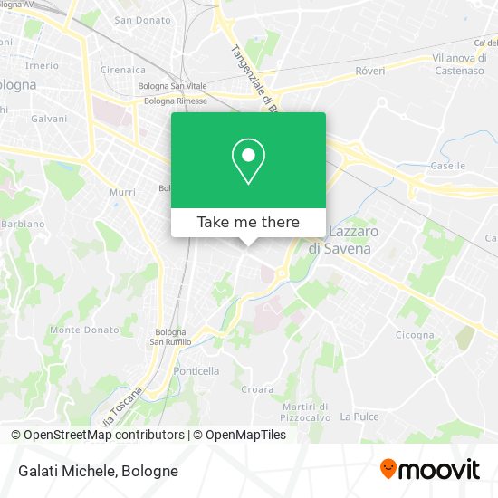 Galati Michele map