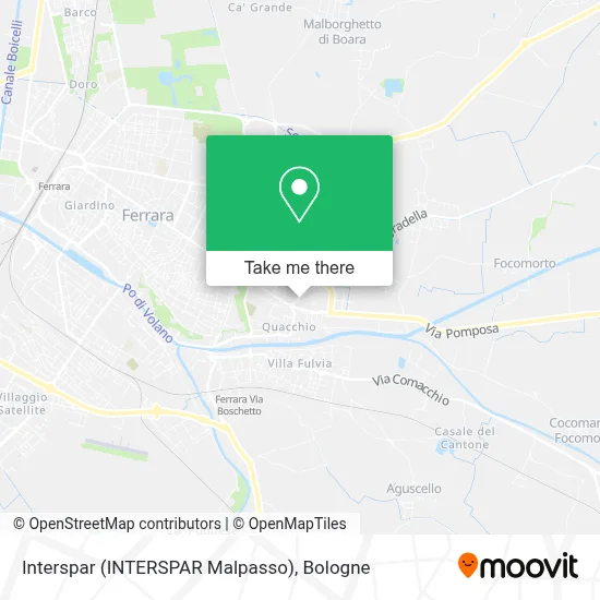 Interspar (INTERSPAR Malpasso) map