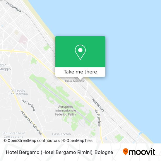 Hotel Bergamo (Hotel Bergamo Rimini) map