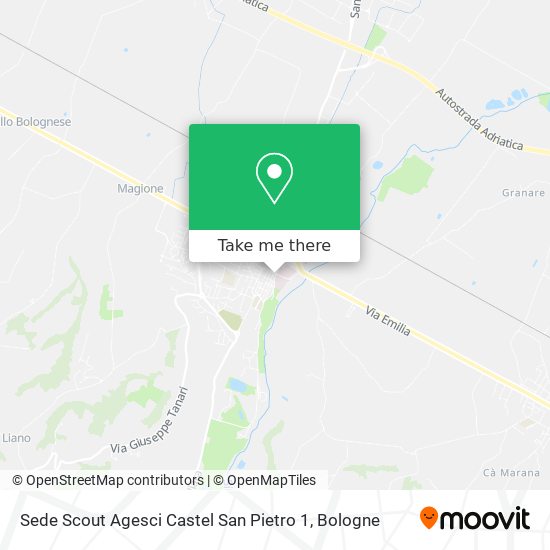Sede Scout Agesci Castel San Pietro 1 map