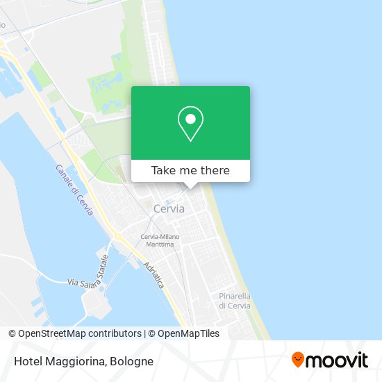 Hotel Maggiorina map