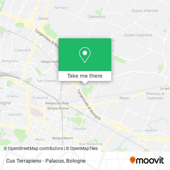 Cus Terrapieno - Palacus map