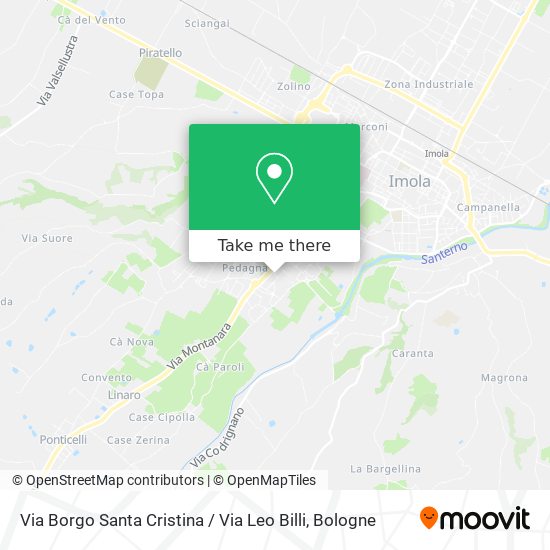 Via Borgo Santa Cristina / Via Leo Billi map