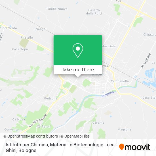 Istituto per Chimica, Materiali e Biotecnologie Luca Ghini map