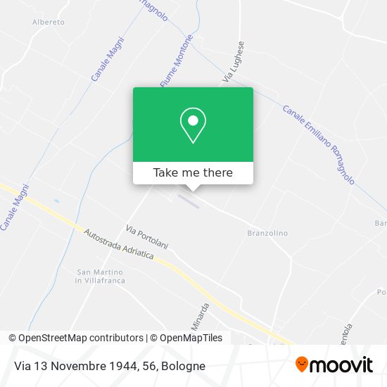 Via 13 Novembre 1944, 56 map