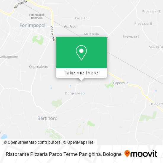 Ristorante Pizzeria Parco Terme Panighina map