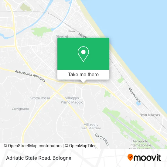 Adriatic State Road map