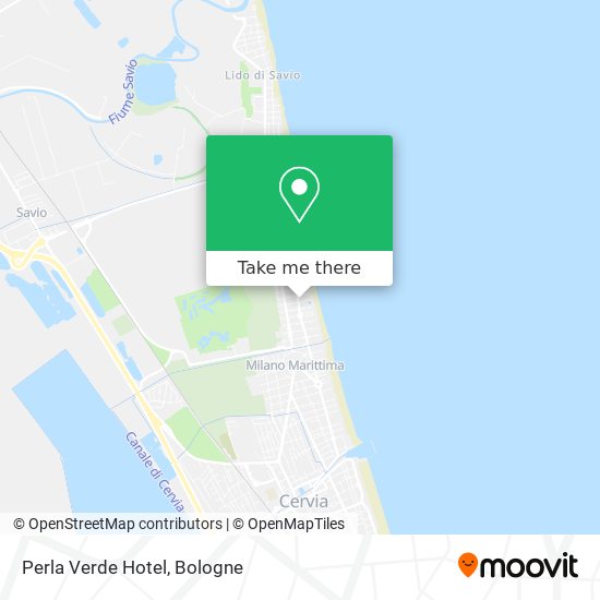 Perla Verde Hotel map
