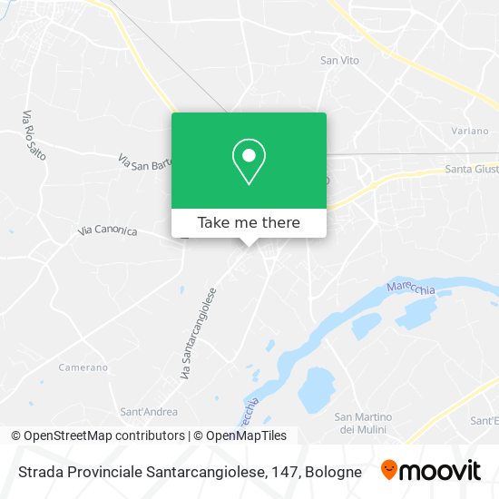 Strada Provinciale Santarcangiolese, 147 map