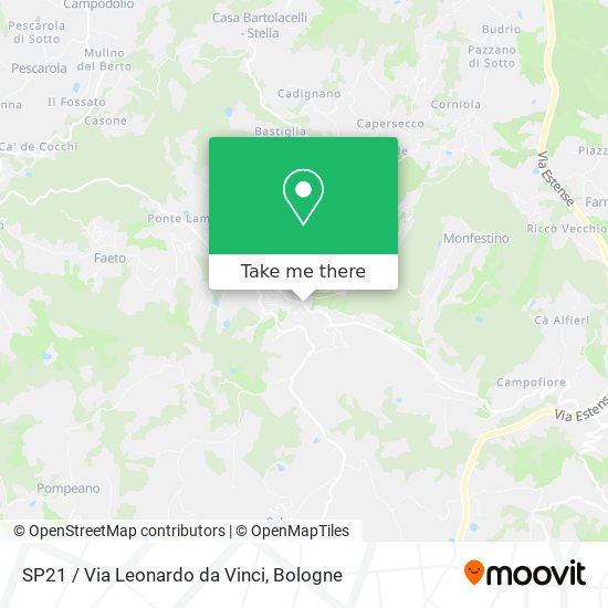 SP21 / Via Leonardo da Vinci map