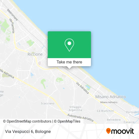 Via Vespucci  6 map