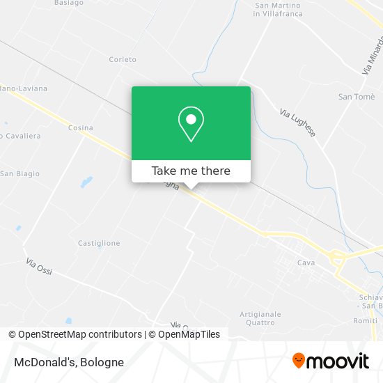 McDonald's map