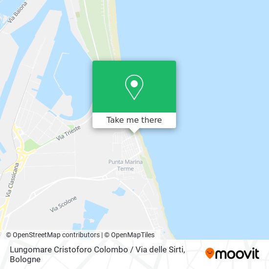 Lungomare Cristoforo Colombo / Via delle Sirti map