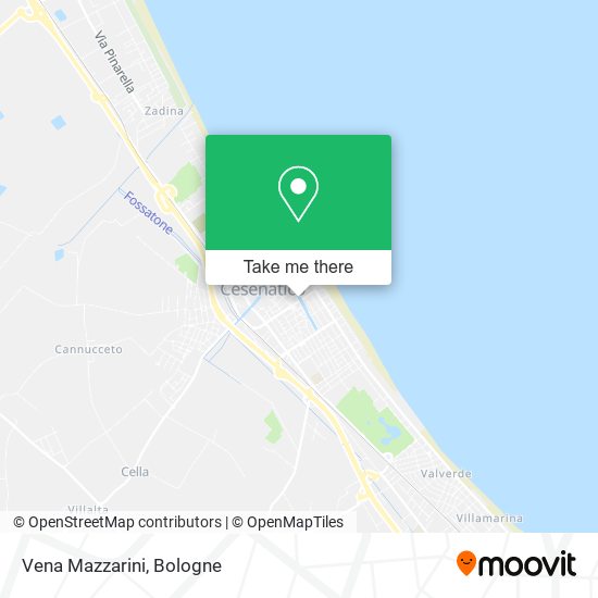 Vena Mazzarini map