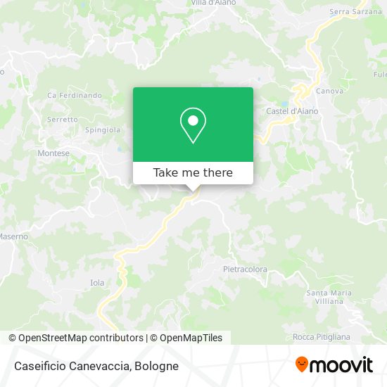 Caseificio Canevaccia map