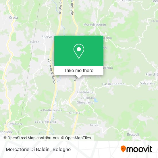 Mercatone Di Baldini map