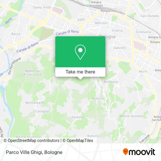 Parco Villa Ghigi map