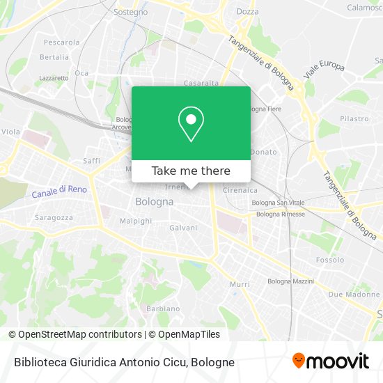 Biblioteca Giuridica Antonio Cicu map