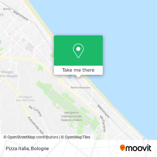 Pizza Italia map