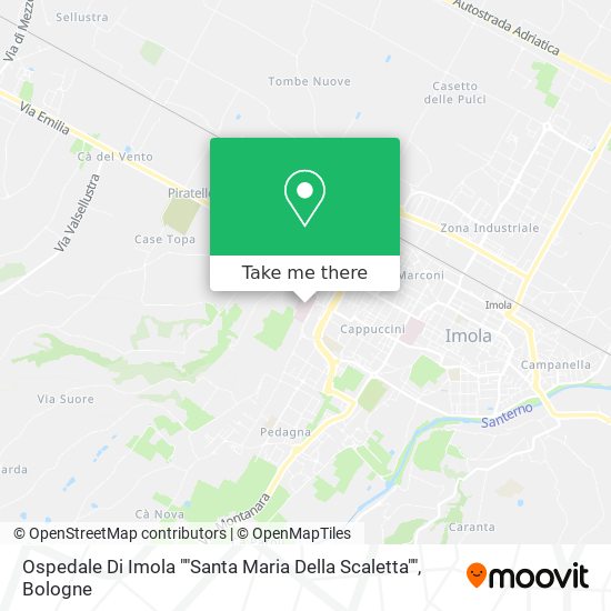 Ospedale Di Imola ""Santa Maria Della Scaletta"" map