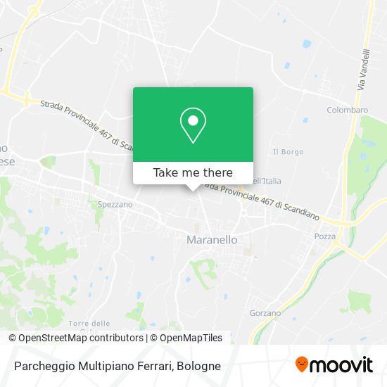 Parcheggio Multipiano Ferrari map