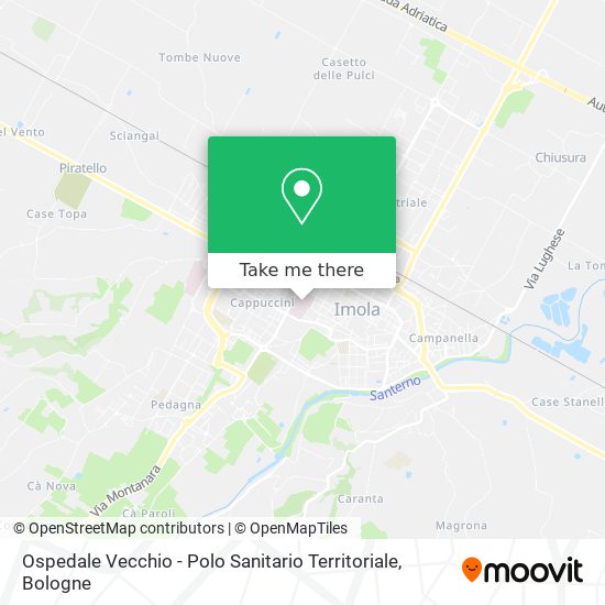 Ospedale Vecchio - Polo Sanitario Territoriale map